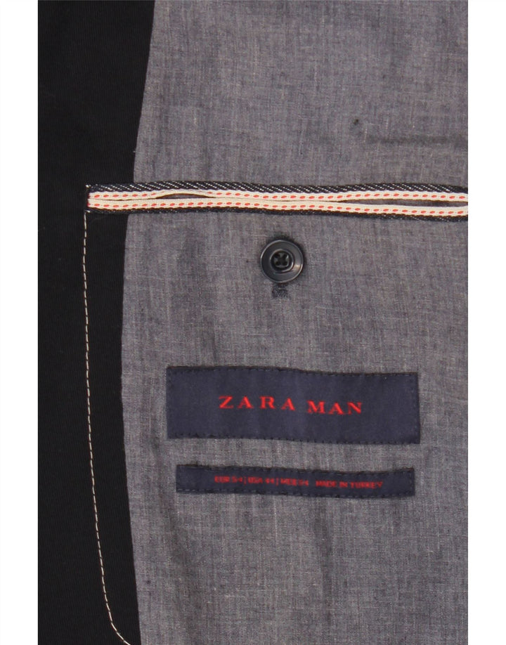 Zara Ανδρικό τζάκετ Blazer 2 κουμπιών IT 54 2XL Navy Blue
