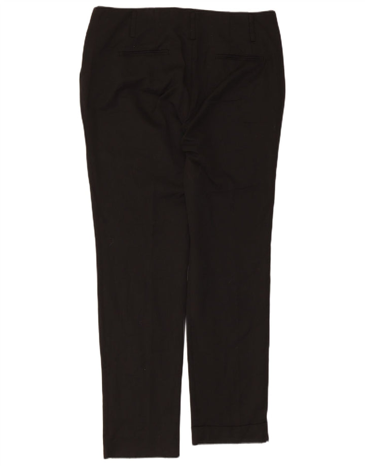 Zara Γυναικείο Slim Παντελόνι Chino Μεγάλο W34 L30 Μαύρο