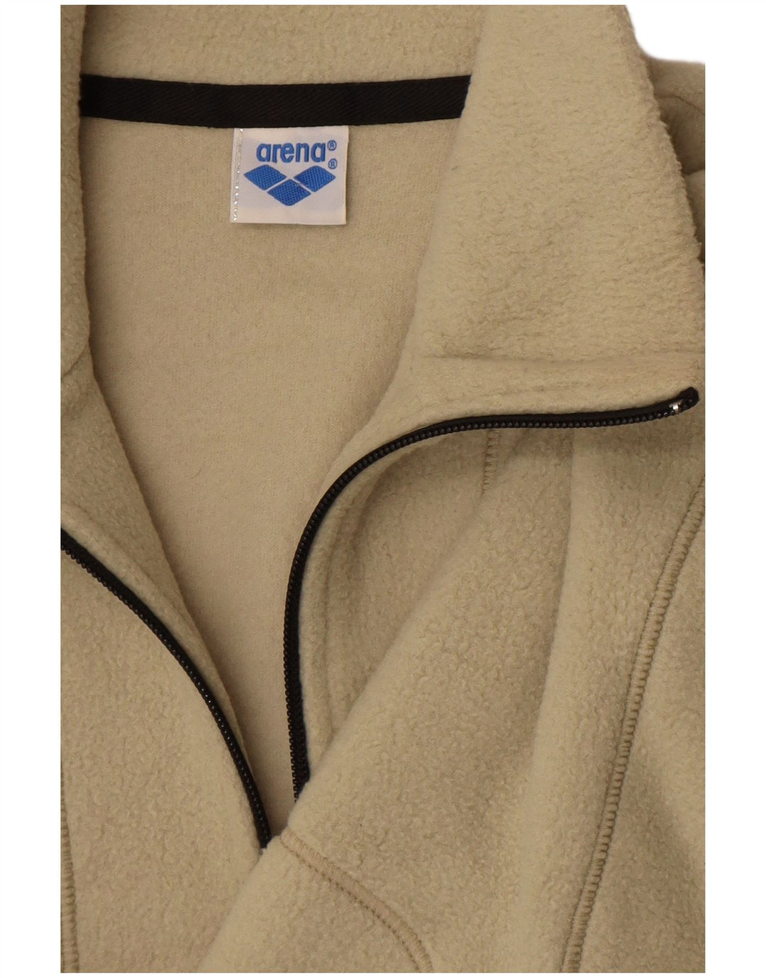 Arena Mens Fleece Jacket UK 36 Small Beige