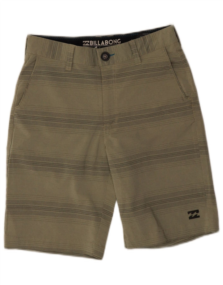 Ανδρικό σορτς Chino Billabong W26 Small Khaki ριγέ πολυεστέρα