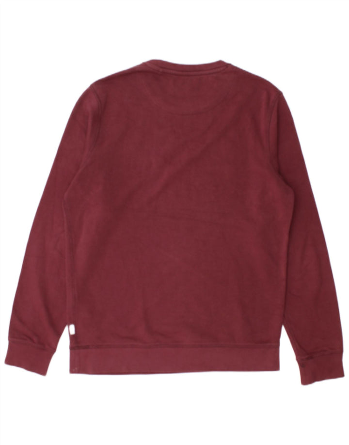 JACK & JONES Ανδρικό γραφικό φούτερ Jumper Μεσαίο μπορντό βαμβακερό