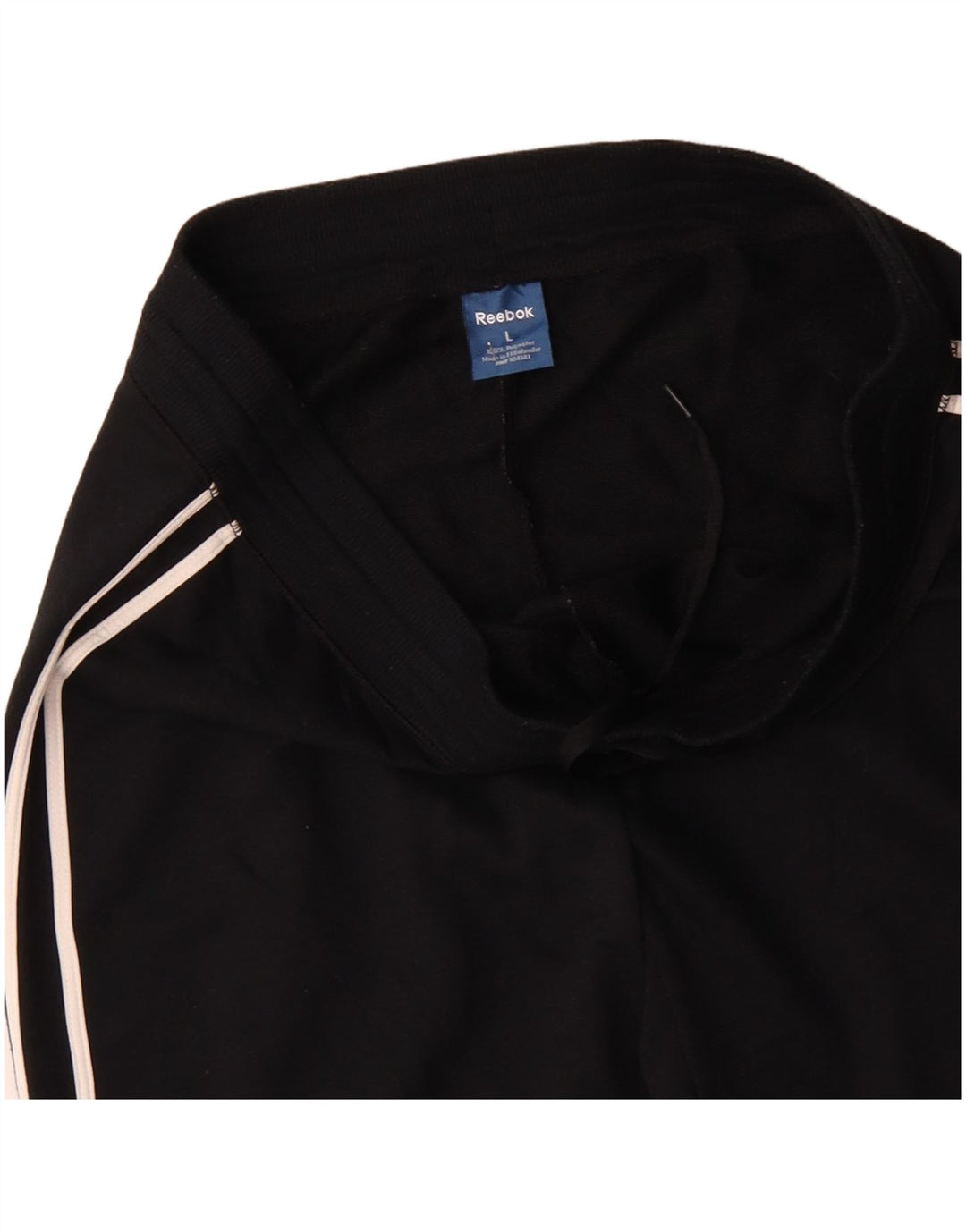 Ανδρική αθλητική φόρμα REEBOK Παντελόνι μεγάλο μαύρο πολυεστέρα