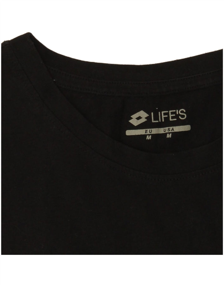 Ανδρικό T-Shirt Lotto Top Μεσαίο Μαύρο