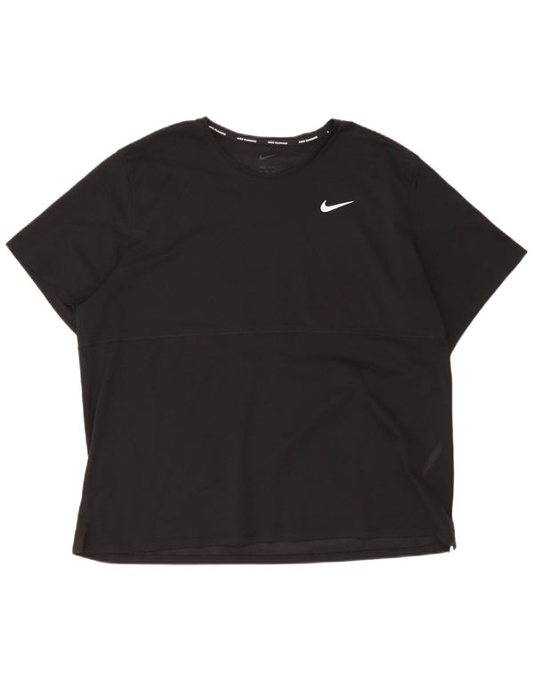 Ανδρικό T-shirt Nike Dri Fit Top 2XL μαύρο πολυεστέρα