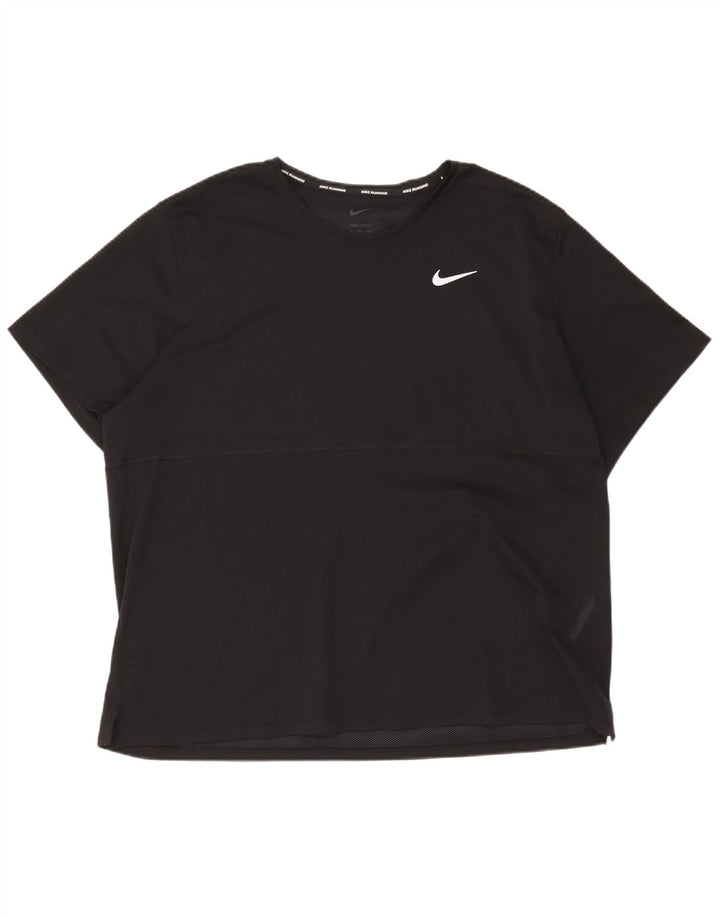 Ανδρικό T-shirt Nike Dri Fit Top 2XL μαύρο πολυεστέρα