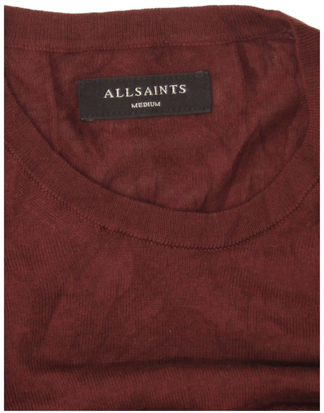 Ανδρικό πουλόβερ All Saints Boat Neck Jumper Μεσαίο Καφέ