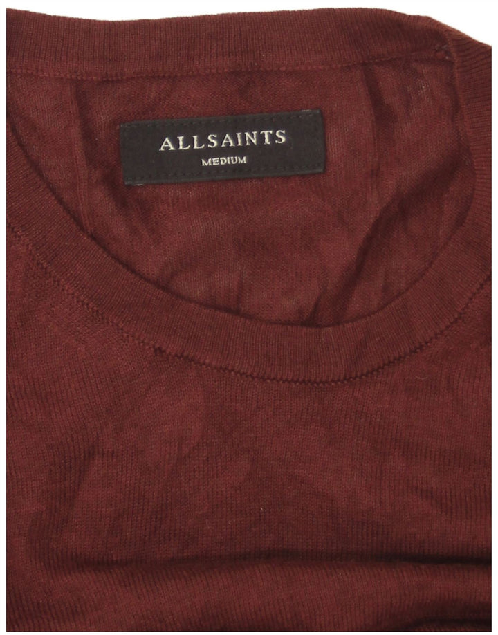 Ανδρικό πουλόβερ All Saints Boat Neck Jumper Μεσαίο Καφέ