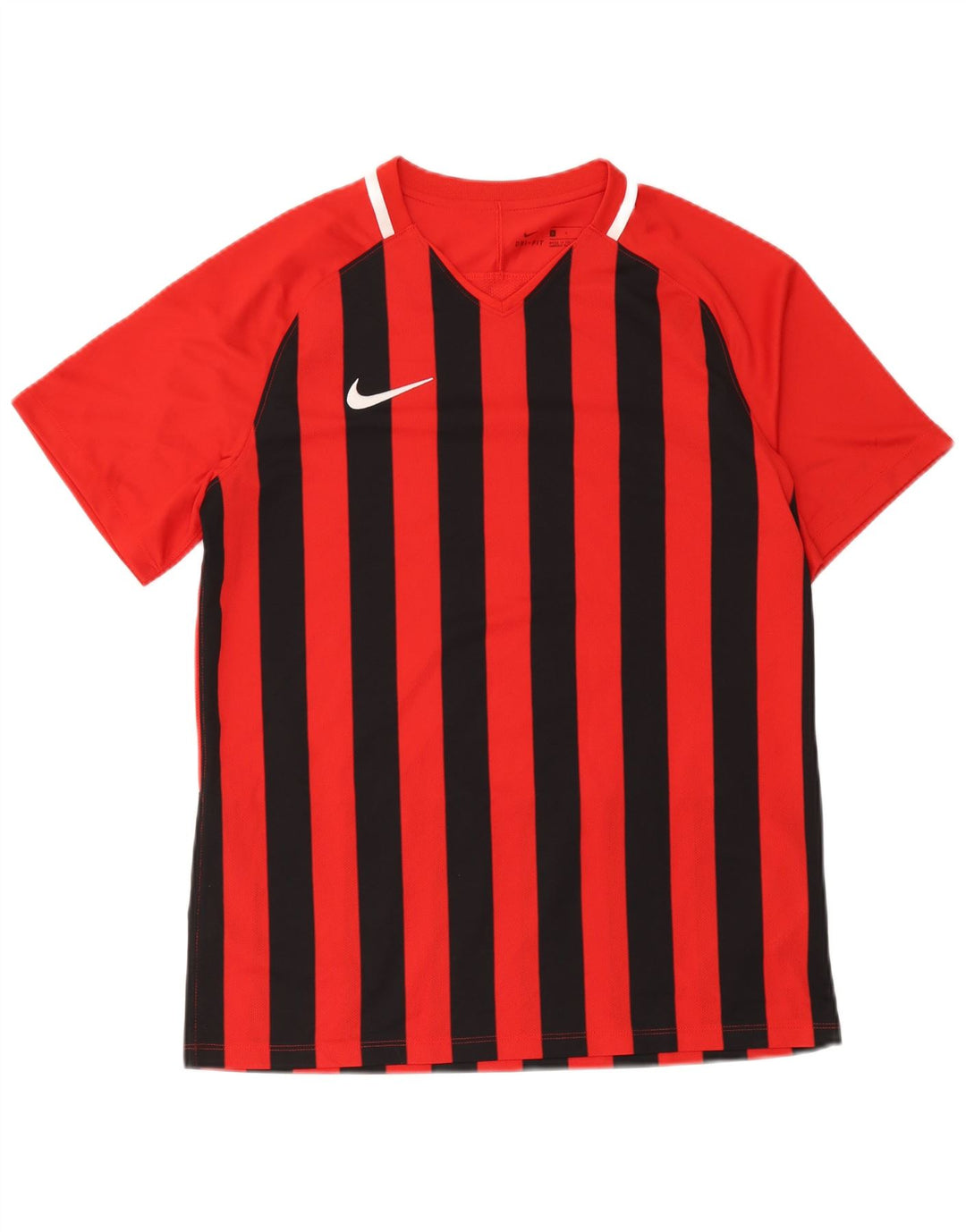 Ανδρικό T-Shirt Nike Dri Fit Top μεγάλο κόκκινο ριγέ πολυεστέρα