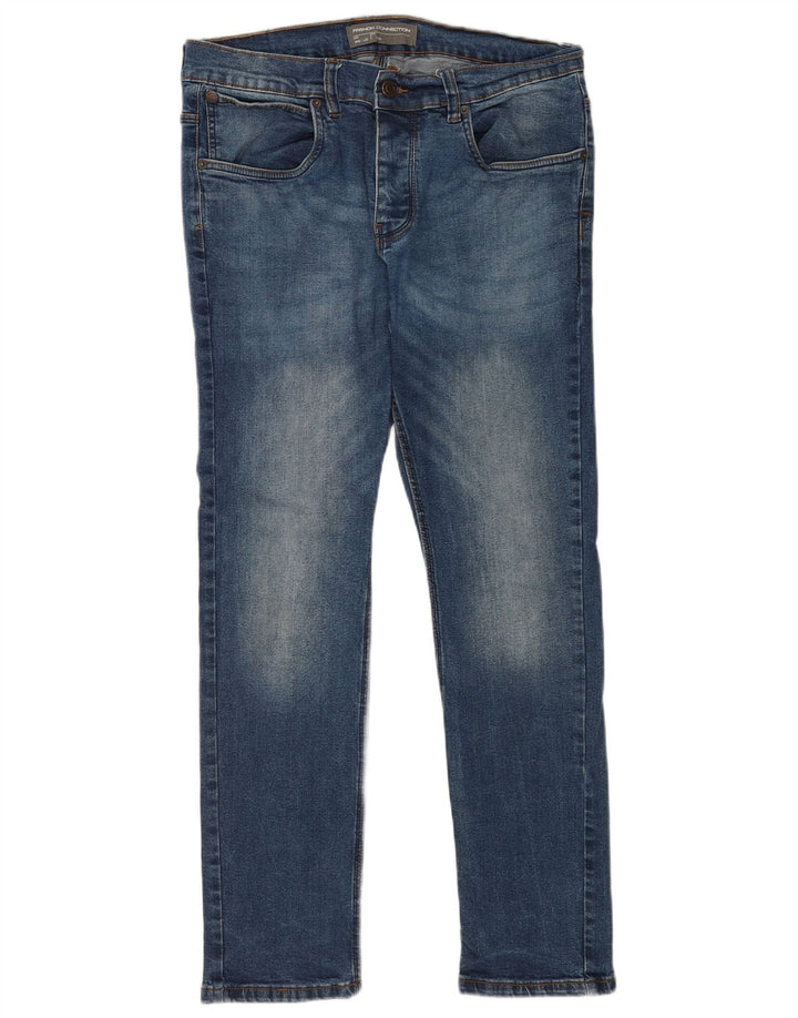 Γαλλικό Connection Ανδρικό Slim Jeans W36 L32 Μπλε Βαμβακερό