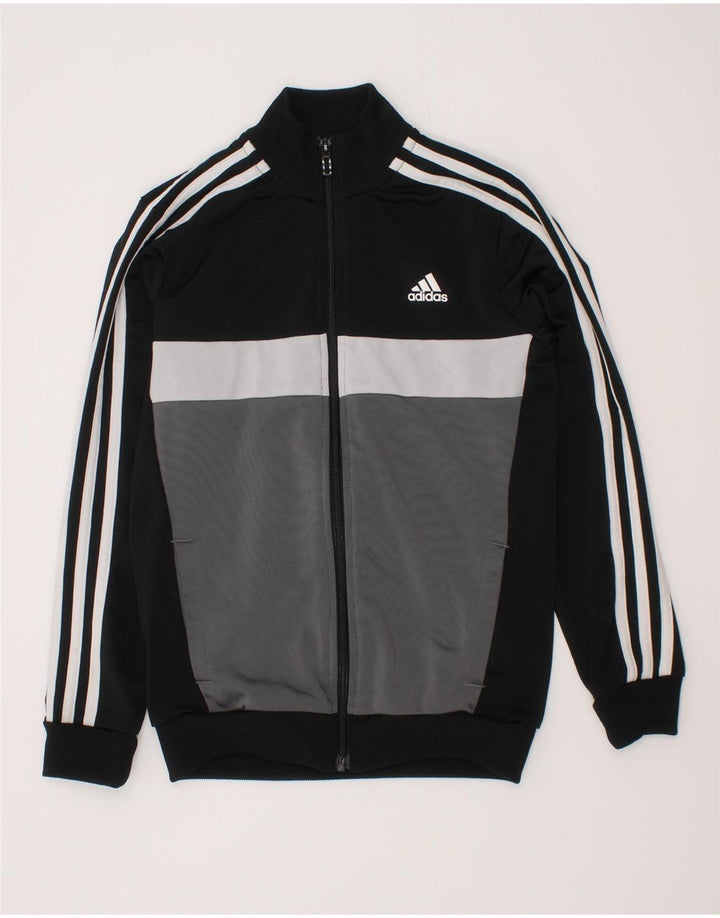Adidas Boys αθλητική φόρμα Adidas Top Jacket 9-10 Years Black Colourblock Polyester