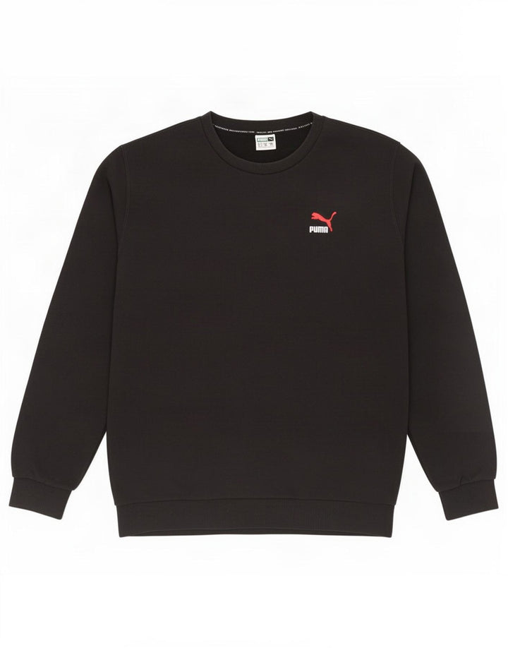 Ανδρικό φούτερ Puma Jumper μεγάλο μαύρο βαμβακερό