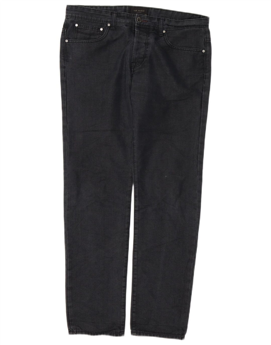 Ανδρικό τζιν ίσιο Ted Baker W32 L30 Μαύρο