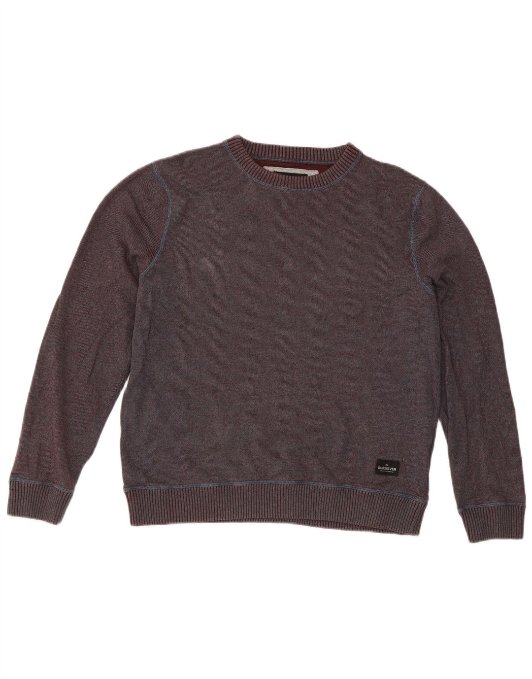Ανδρικό φούτερ Quiksilver Jumper από μεσαίο μπορντό βαμβακερό