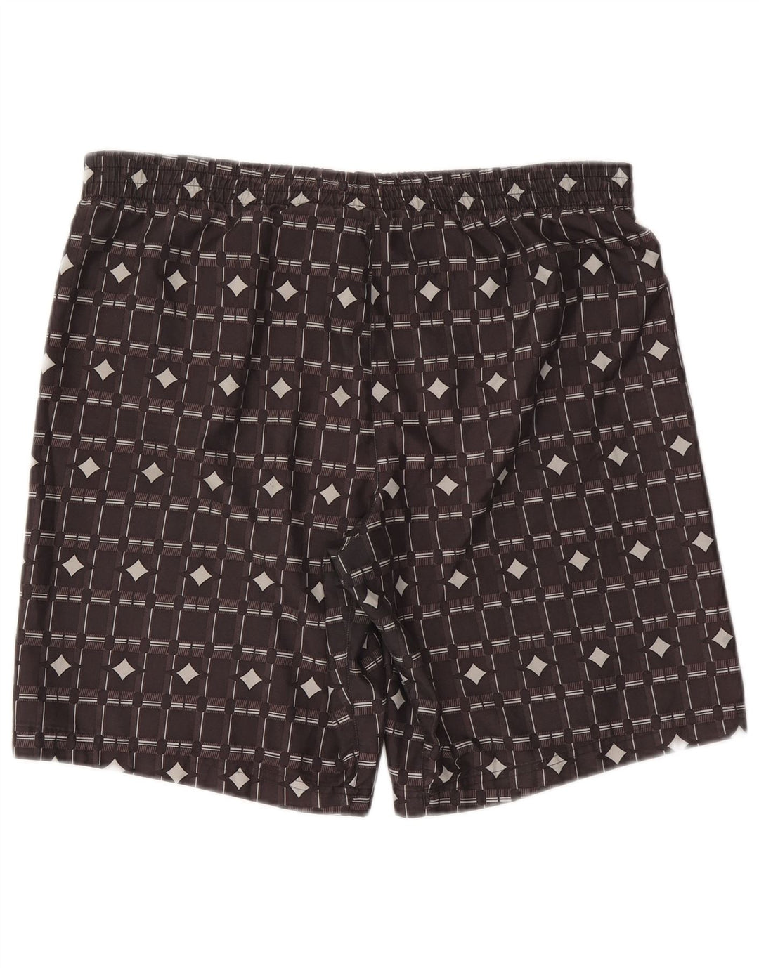 Ανδρικό σορτς κολύμβησης Nike μεγάλο καφέ γεωμετρικό πολυεστέρα