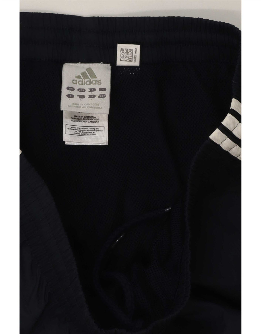 Ανδρική φόρμα φόρμας Adidas Cargo Capri Παντελόνι Μεγάλο Navy Blue Polyester