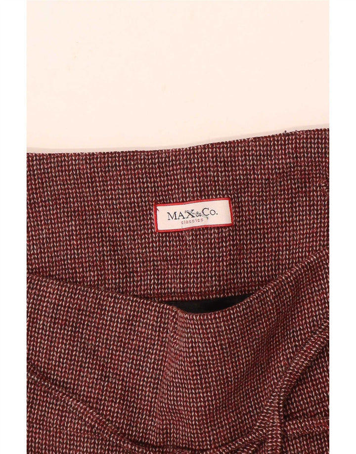 Max & Co. Γυναικεία Μίνι Φούστα W30 Medium Burgundy