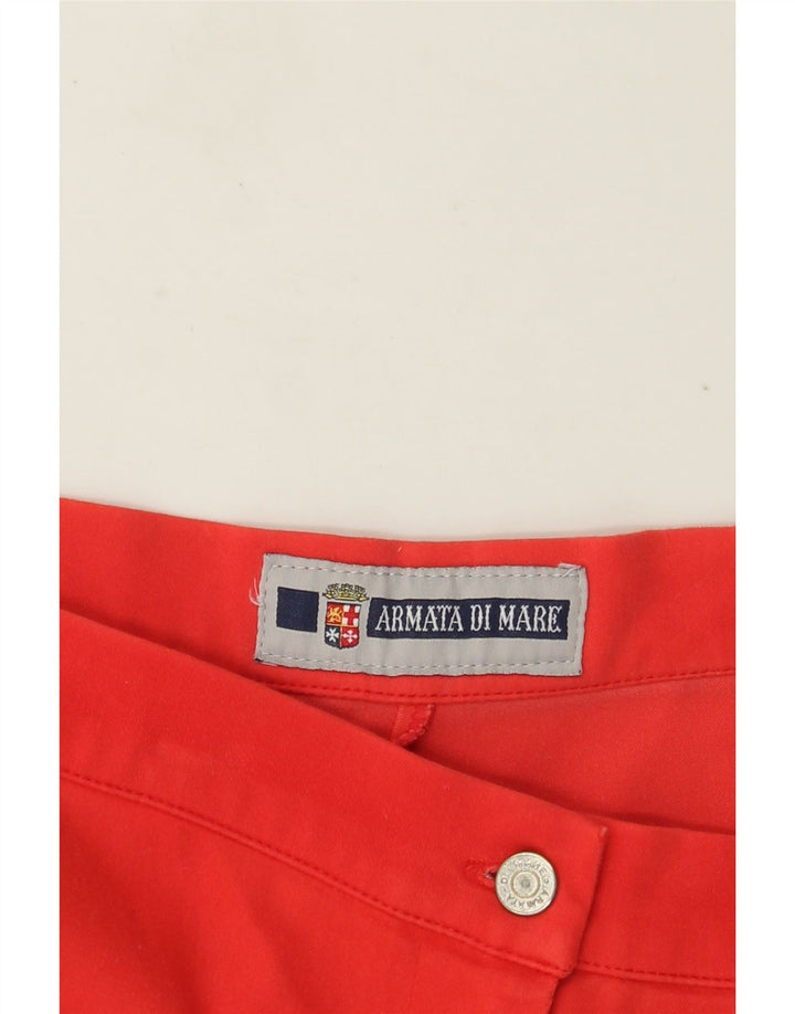 Armata Di Mare Γυναικείο ίσιο παντελόνι Capri W30 L19 Κόκκινο