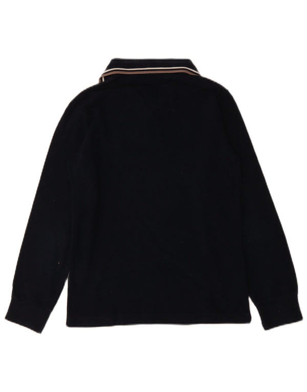 Fred Perry Boys μακρυμάνικο μπλουζάκι πόλο 11-12 ετών Navy Blue βαμβακερό