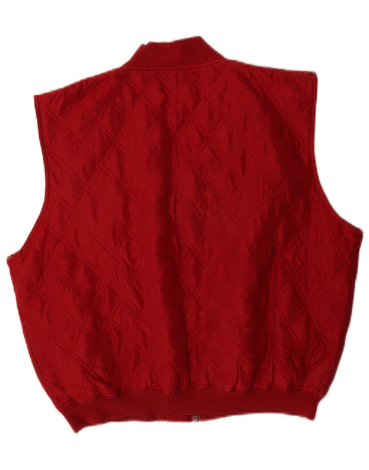 Naf Γυναικείο Καπιτονέ Gilet UK 12 Μεσαίο κόκκινο μετάξι