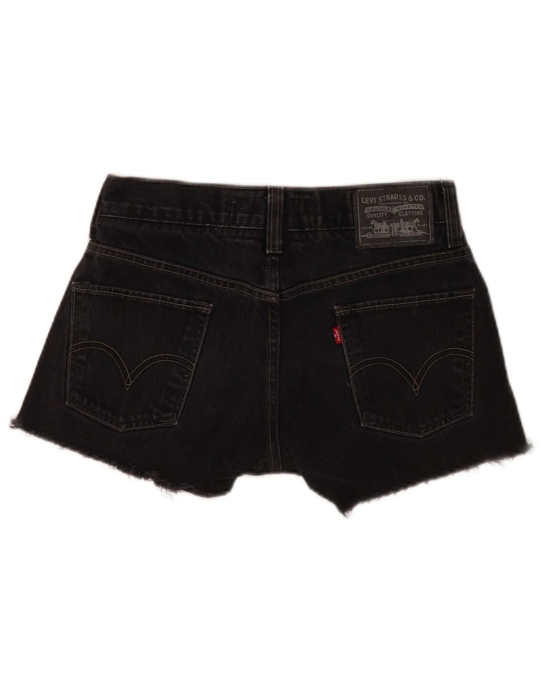 Levi's γυναικείο 511 στενό τζιν σορτς W30 μεσαίο μαύρο βαμβακερό