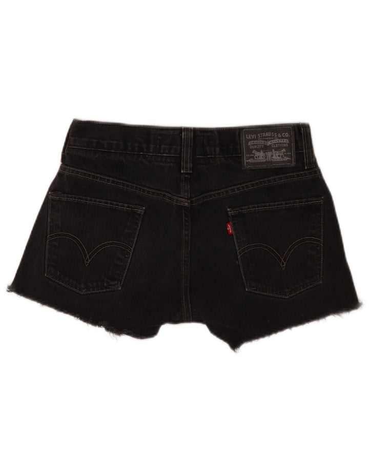 Levi's γυναικείο 511 στενό τζιν σορτς W30 μεσαίο μαύρο βαμβακερό