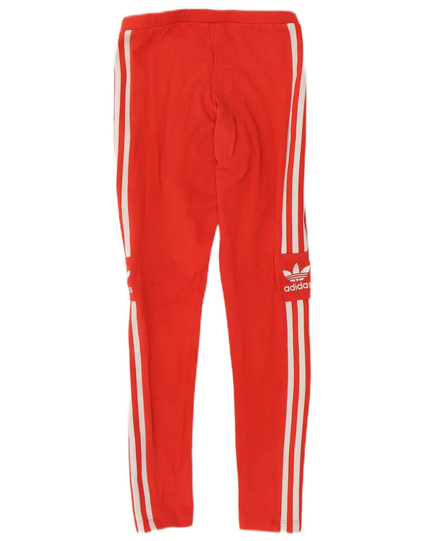 Γυναικείο κολάν ADIDAS UK 6 XS Red Cotton