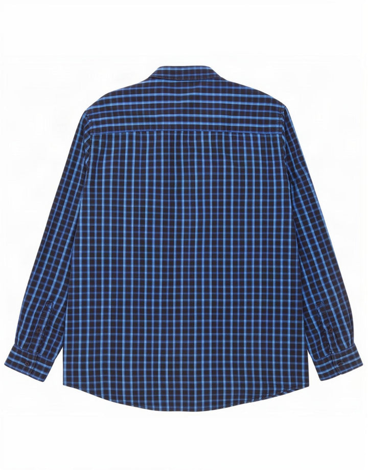 Ανδρικό πουκάμισο Wrangler Regular Fit 3XL Μπλε βαμβακερό