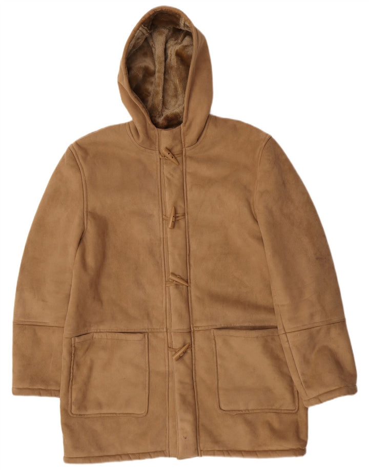 Conbipel Ανδρικό Στούντιο με κουκούλα Sherpa Jacket UK 38 Μεσαίου καφέ πολυεστέρα