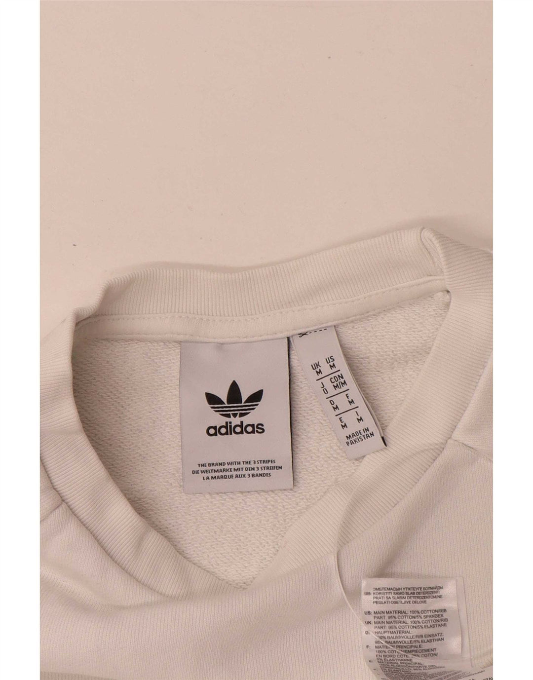 Γυναικεία φούτερ Adidas Jumper Μεσαίο λευκό βαμβακερό