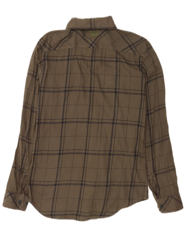 Ανδρικό φανελένιο πουκάμισο G-Star Slim Fit Small Green Check