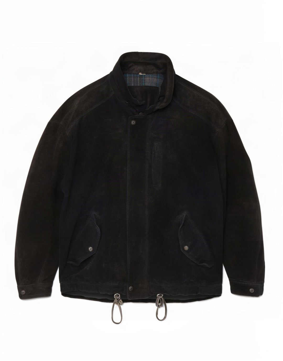 Vintage Ανδρικό Suede Jacket UK 42 XL Μαύρο