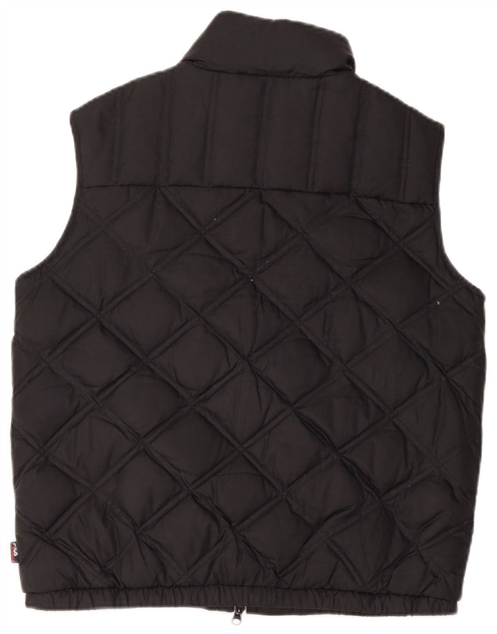 Fila Γυναικεία επένδυση Gilet UK 14 Μεσαίο Μαύρο Πολυεστέρας