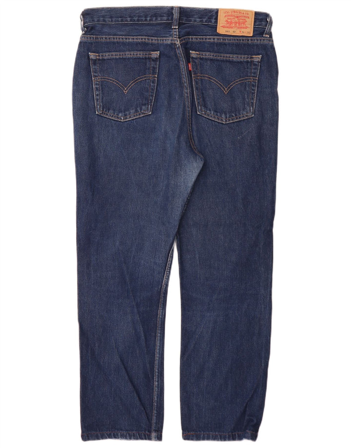 Levi's Mens 583 Straight Jeans W34 L30 Blue