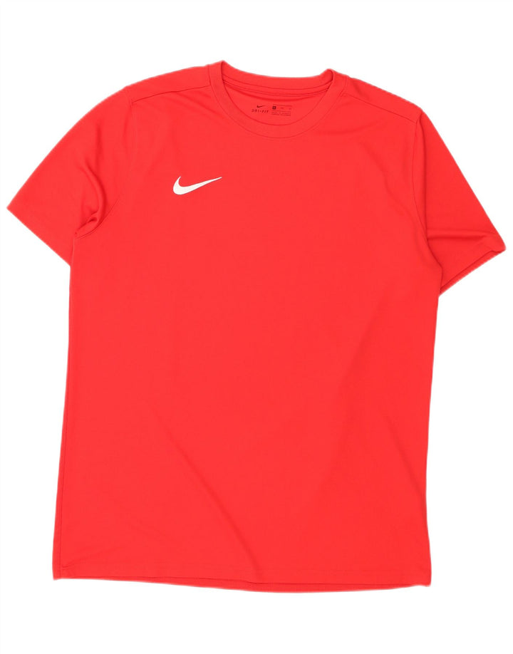 Ανδρικό T-shirt Nike Dri Fit Τοπ μεσαίου κόκκινου πολυεστέρα