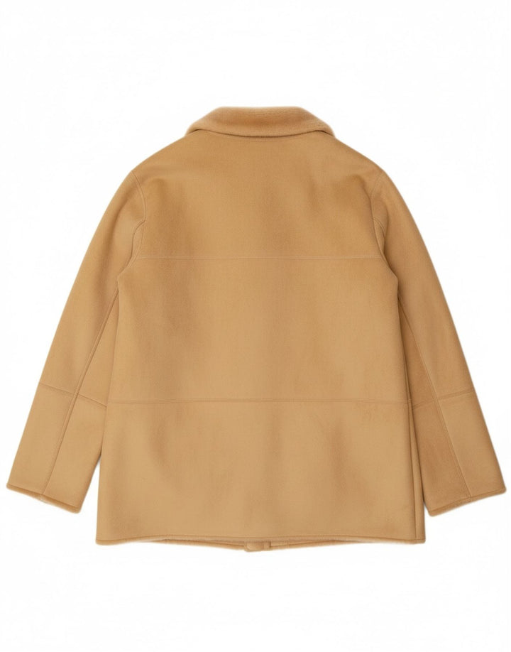 VINTAGE Γυναικείο Μπουφάν Sherpa EU 44 XL Μπεζ Ακρυλικό