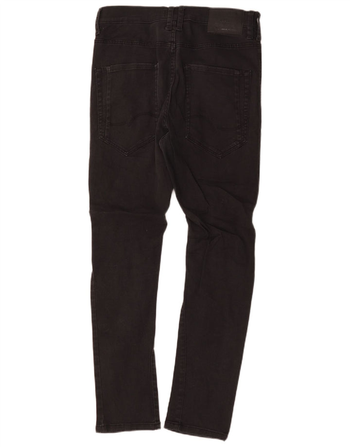 Jack & Jones Ανδρικό Slim Jeans W28 L27 Μαύρο βαμβακερό