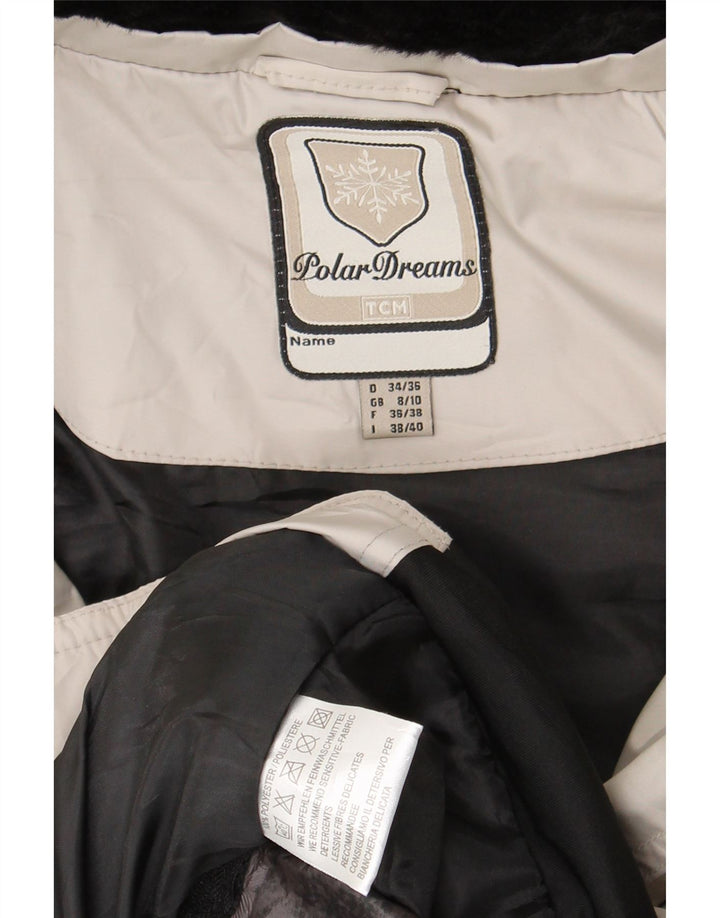 TCM Γυναικείο μπουφάν με επένδυση UK 8/10 Small Beige Colourblock