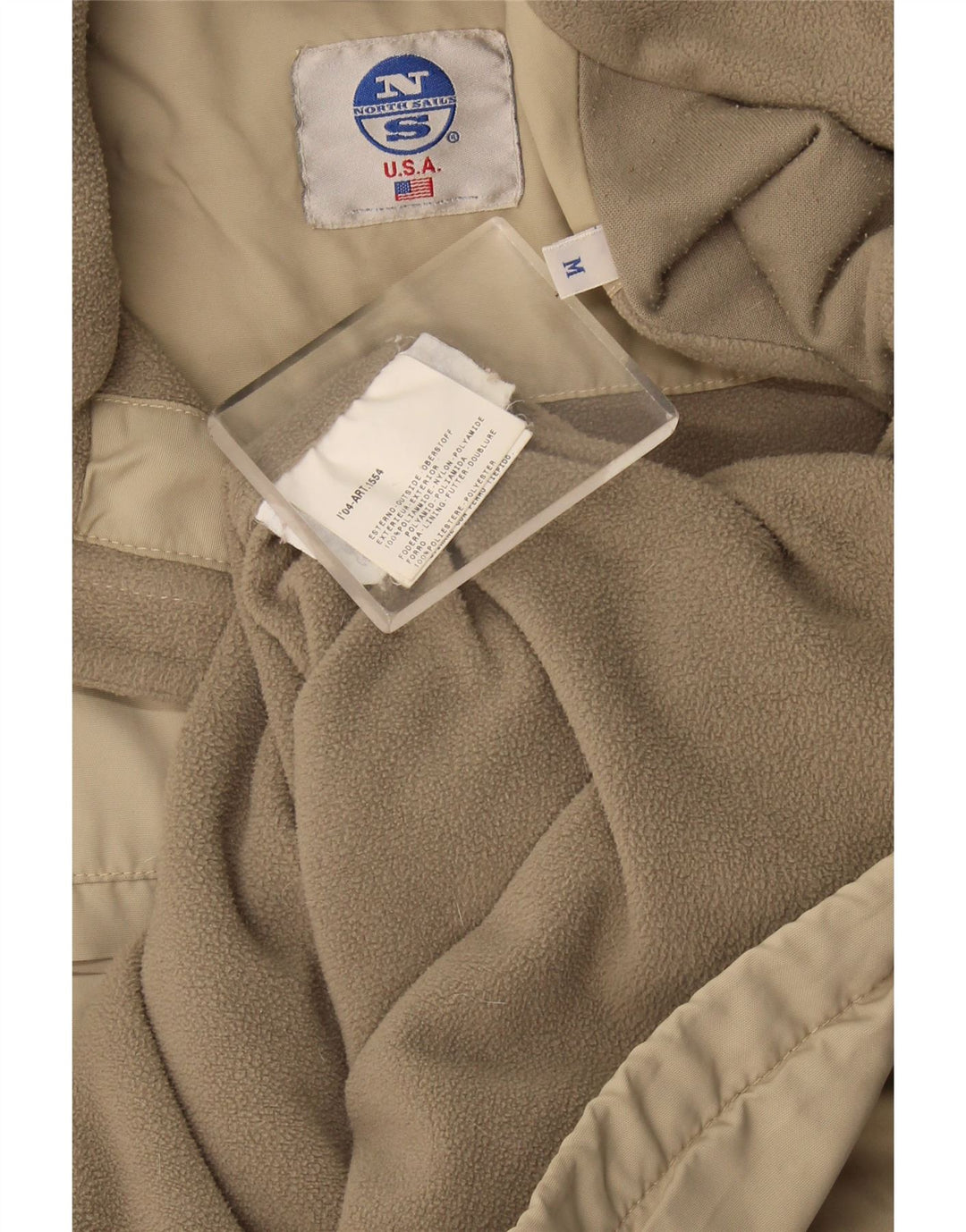 Ανδρικό μπουφάν North Sails Windbreaker UK 38 Medium Beige Polyamide