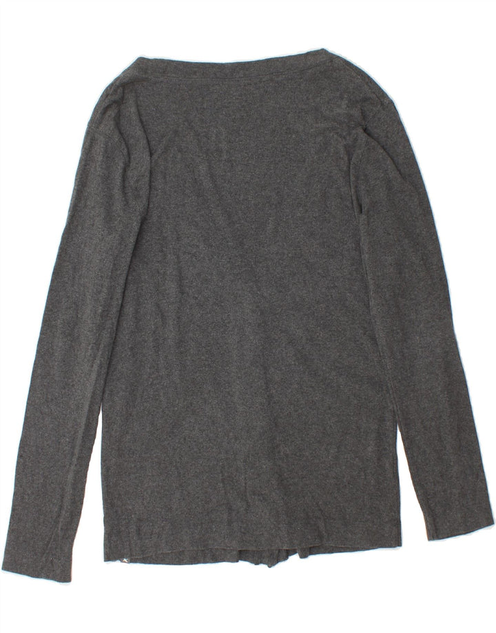 EDDIE BAUER Womens Cardigan Sweater UK 14 Medium Grey Vintage Eddie Bauer and Second-Hand Eddie Bauer from Messina Hembry 