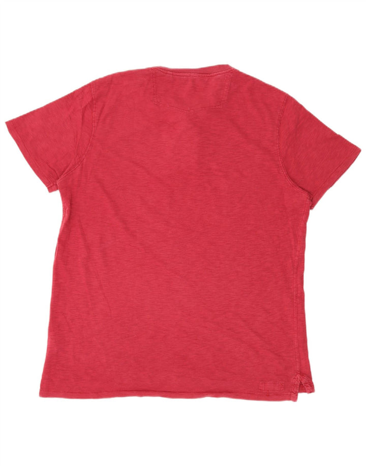 Ανδρικό T-Shirt Fat Face Top μεγάλο κόκκινο βαμβακερό