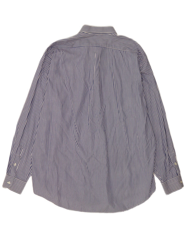 Ανδρικό πουκάμισο NANI BON Νούμερο 42 Large Blue Pinstripe