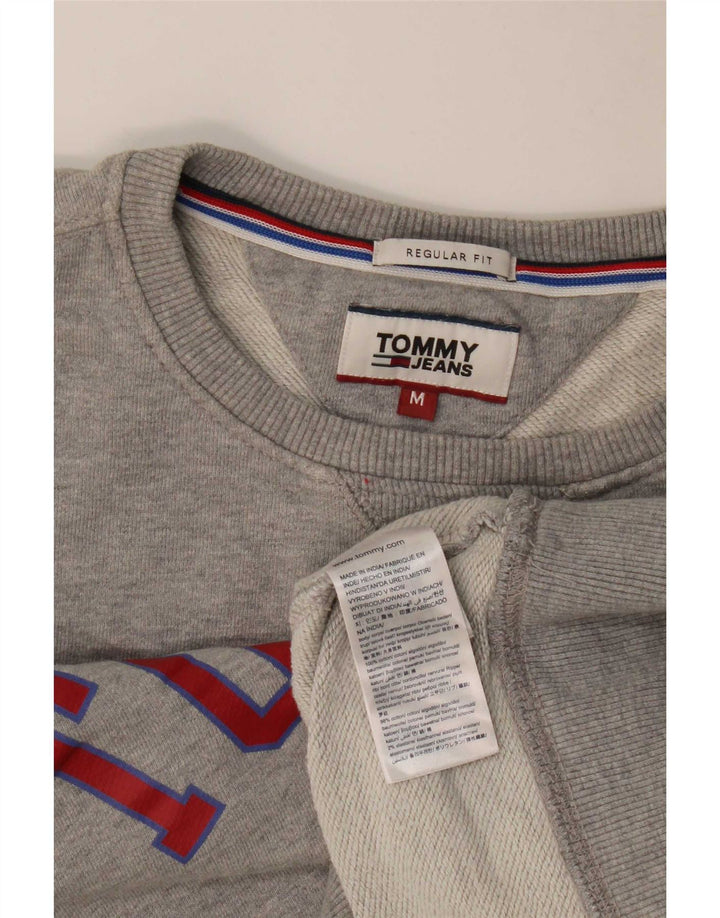 Γυναικείο γραφικό φούτερ Tommy Hilfiger Jumper UK 14 Medium Grey Flecked