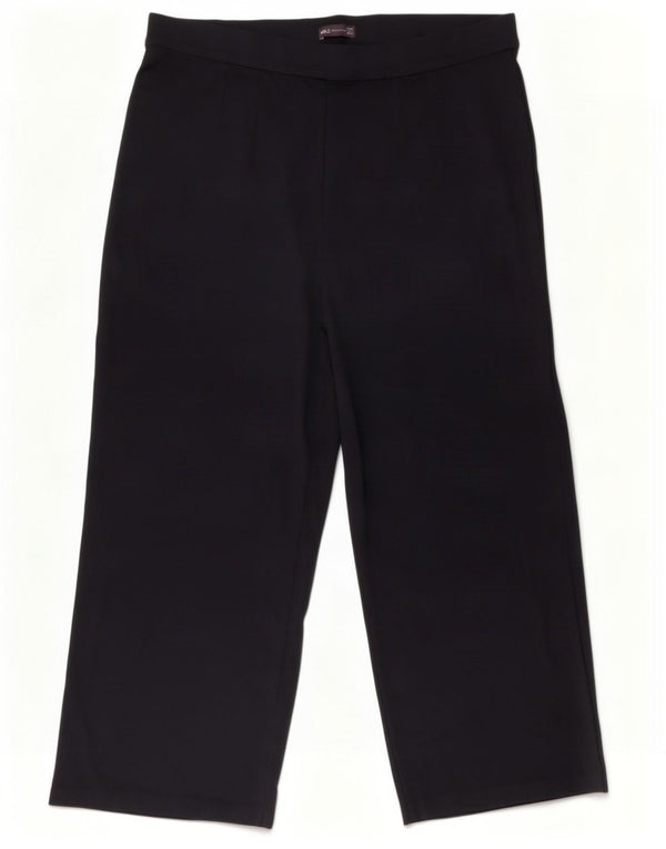 Marks & Spencer Γυναικείο ψηλόμεσο παντελόνι UK 22 3XL W40 L28 Navy Bl