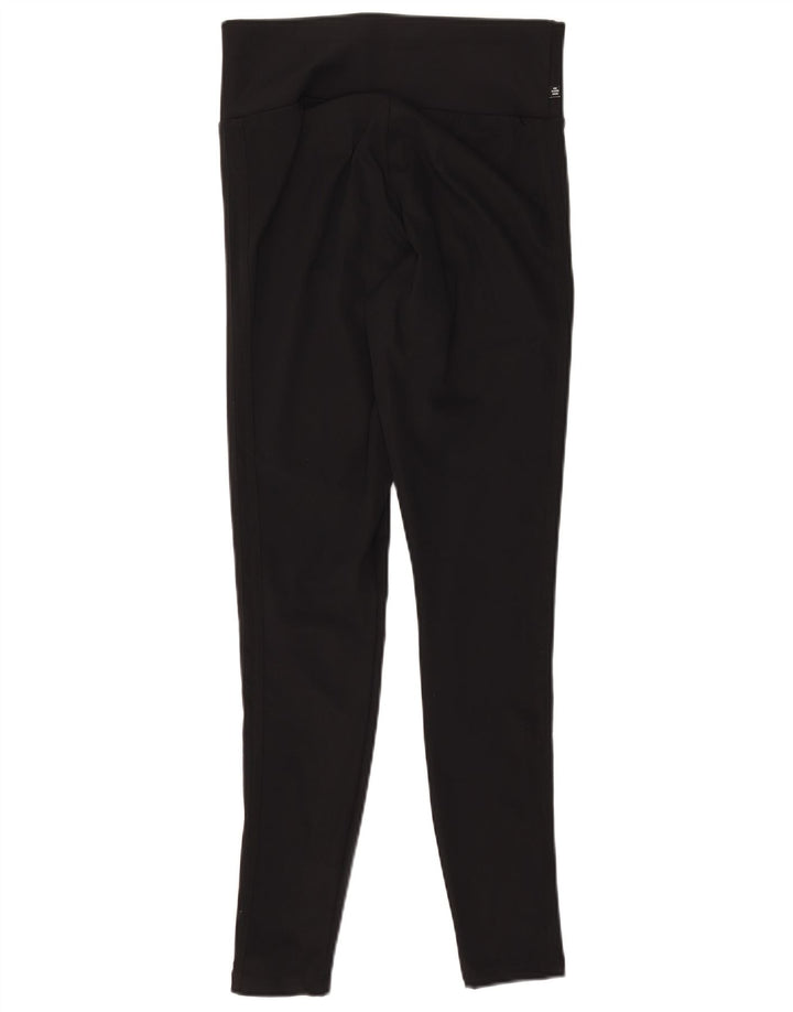 Γυναικείο κολάν ADIDAS UK 12 μεσαίο μαύρο πολυεστέρας