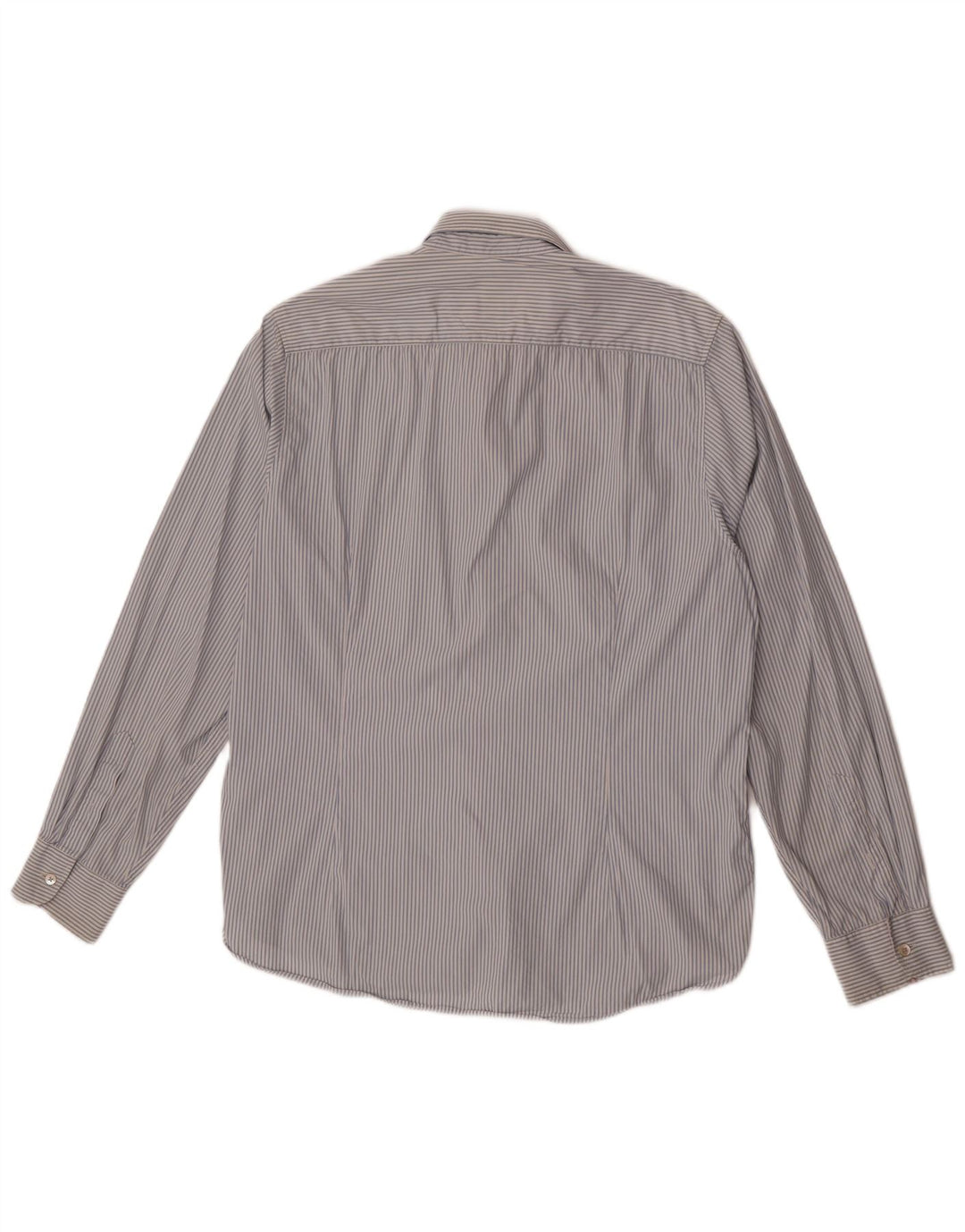 Ανδρικό πουκάμισο Ted Baker, νούμερο 5 XL, Μπλε βαμβακερό με ρίγες