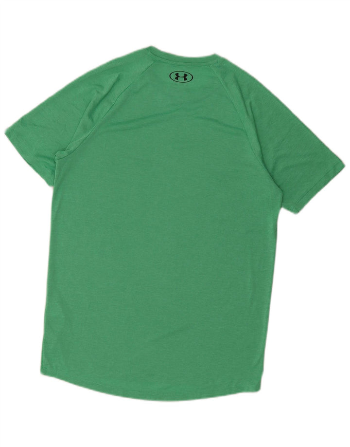 Under Armour Ανδρικό T-Shirt Loose Fit Top Μικρό πράσινο πολυεστέρα