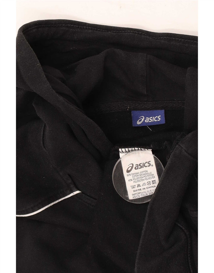 Ανδρικό φούτερ Asics, μεσαίο μαύρο βαμβακερό