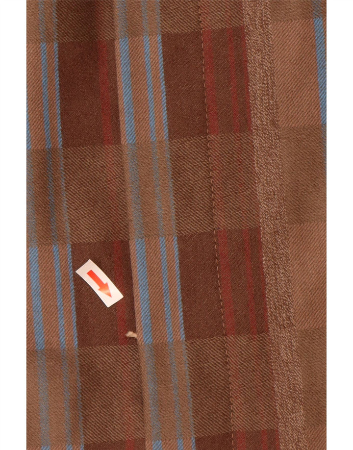 Vintage Γυναικεία Ψηλόμεση ίσια Φούστα IT 44 Medium W26 Καφέ Καρό