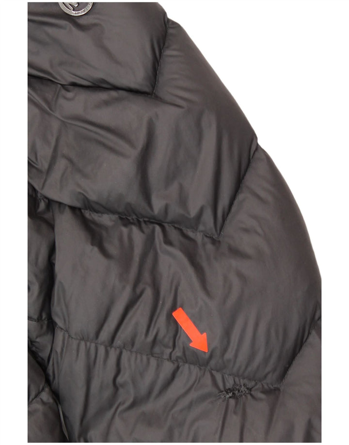 MICHAEL KORS Γυναικείο παλτό με κουκούλα UK 18 XL γκρι νάιλον