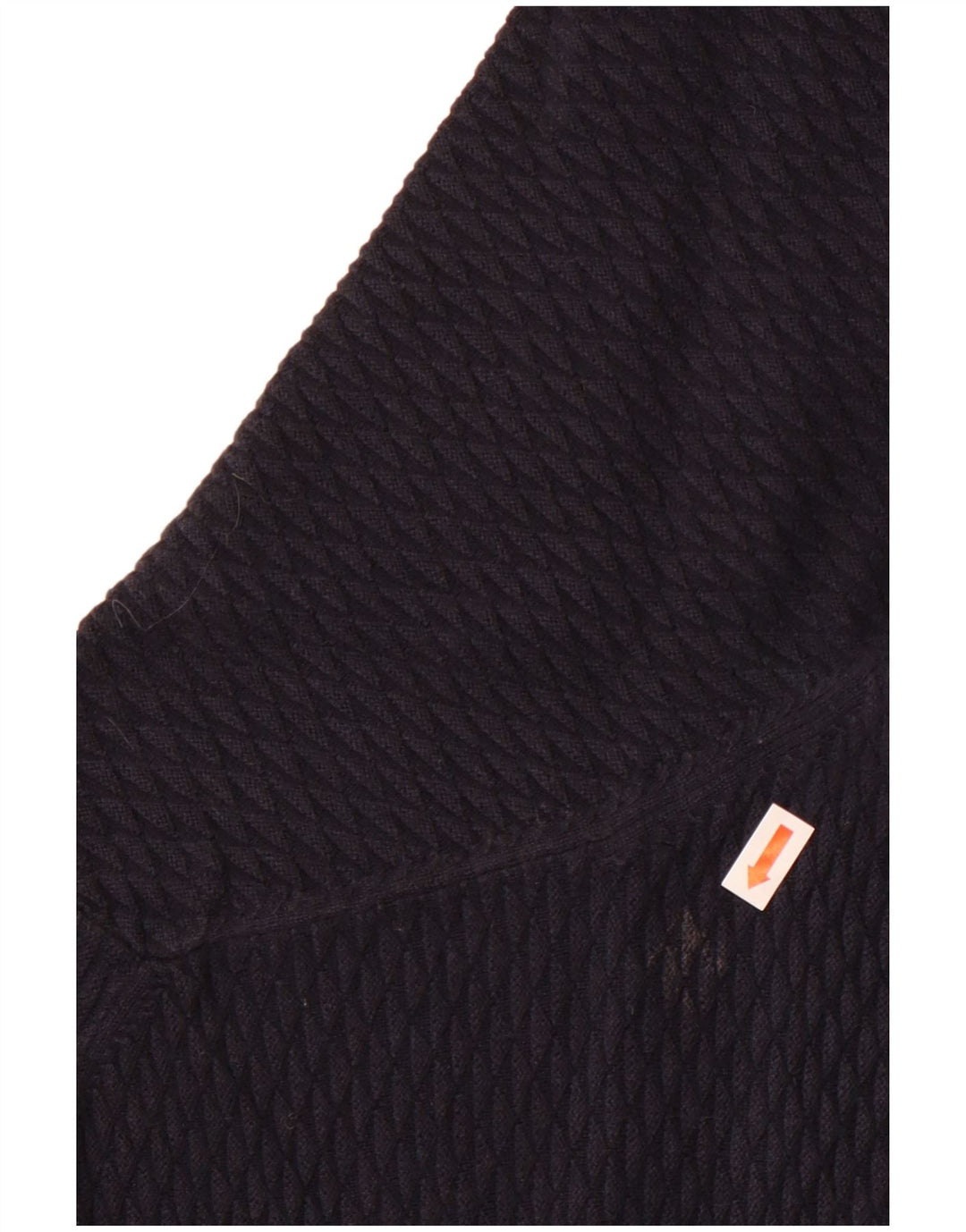 MASSIMO DUTTI Γυναικείο πουλόβερ με λαιμόκαυστο UK 10 Small Navy Blue Cotton